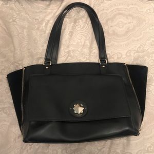 Kate Spade leather and suede handbag